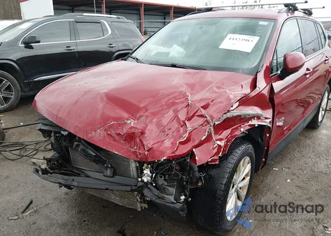 2018 Volkswagen Tiguan 2.0T S из США, поврежденный, VIN 3VV0B7AX1JM021096